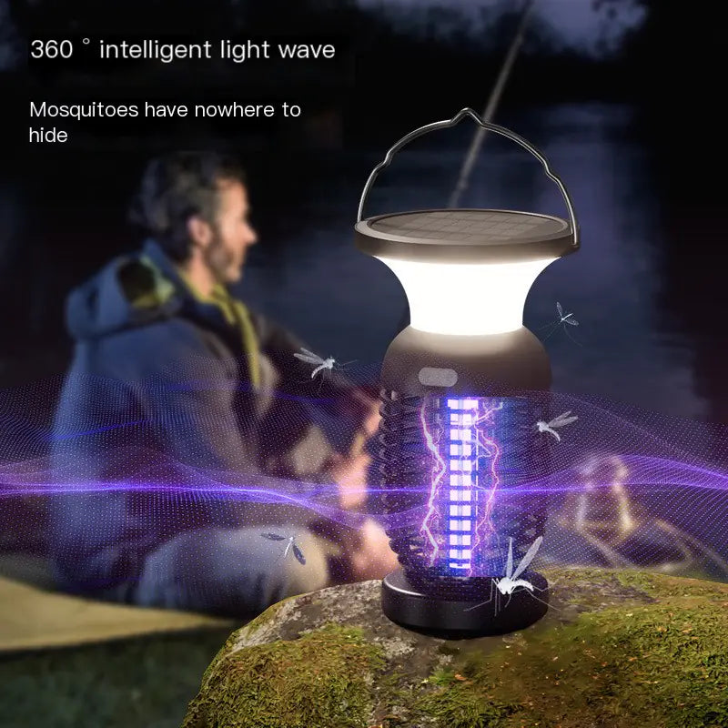 Solar Mosquito Lamp for Outdoor Camping and Gardens